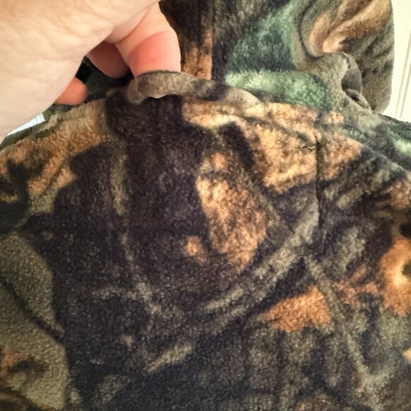 Trail Crest Pink Camo Pull Over Hoodie 1/4 Zip Highland Timber Women's X-Small - Picture 9 of 15